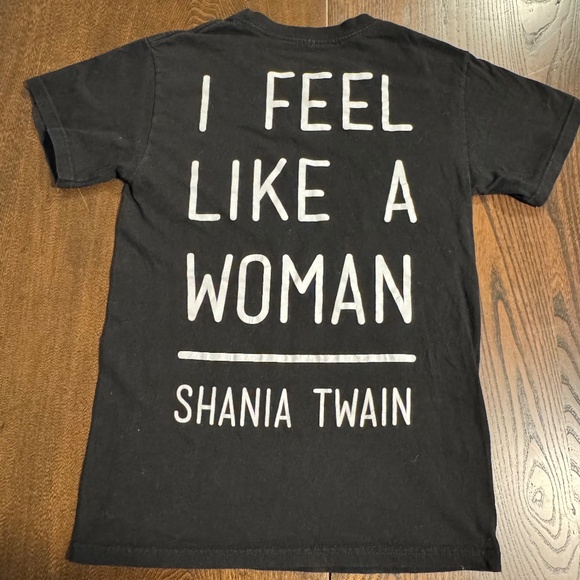 Vintage Black Shania Twain Graphic T-Shirt - Picture 3 of 6
